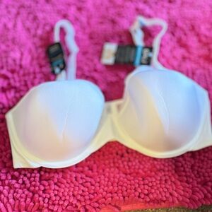 White Strapless Bra